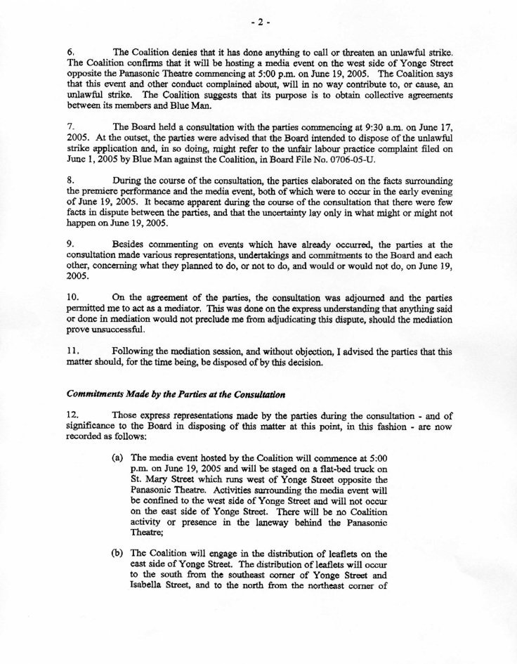 Ontario Labour Relations Board